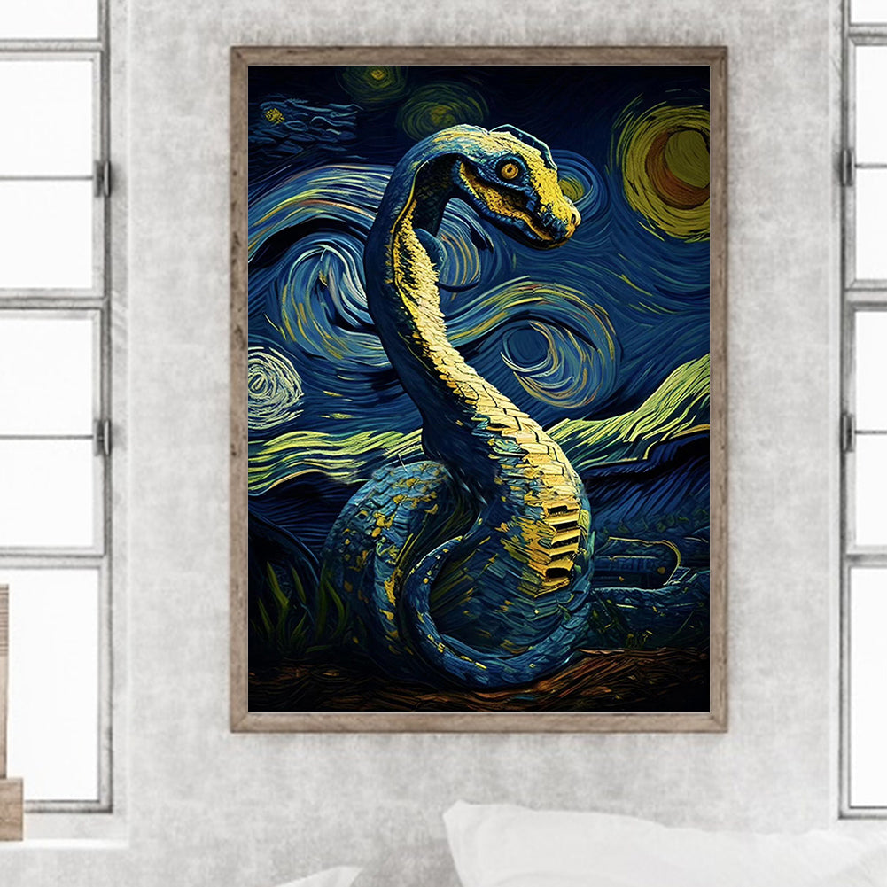 Star Snake 30*40Ccm(canvas) full round drill diamond painting