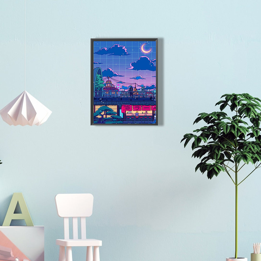 Spring Landscape - Full Round Drill Diamond Painting 30*40CM
