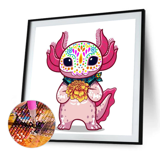 Pink Stitch - Full Round Drill Diamond Painting 30*30CM