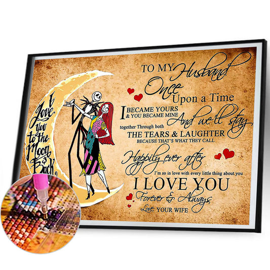 Corpse Bride - Full Square Drill Diamond Painting 50*40CM