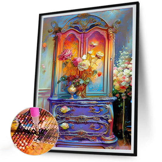 European And American Classical Furniture - Full Round Drill Diamond Painting 30*40CM