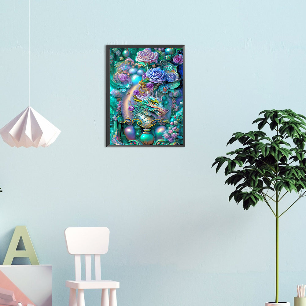 Dragon - Full Round Drill Diamond Painting 30*40CM