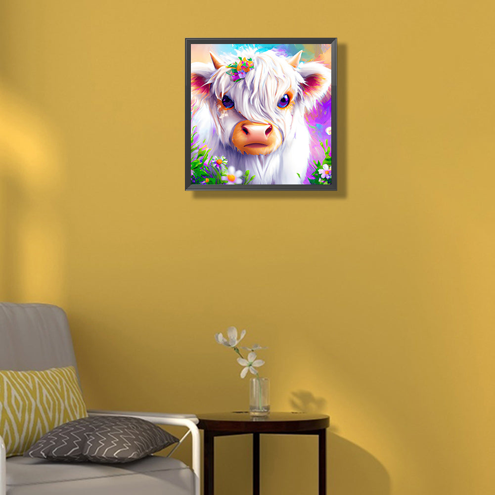 Highland Yak - Full Round Drill Diamond Painting 30*30CM