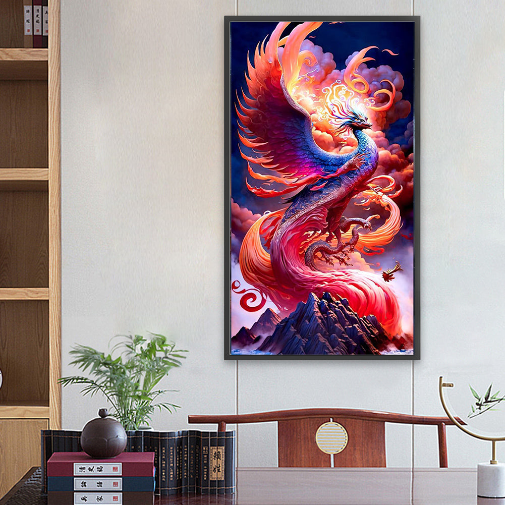 Phoenix - Full Square Drill Diamond Painting 40*70CM