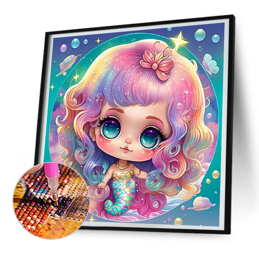 Elf Mermaid - Full Round Drill Diamond Painting 30*30CM