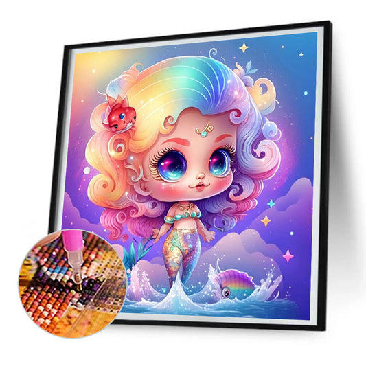 Elf Mermaid - Full Round Drill Diamond Painting 30*30CM