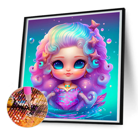 Elf Mermaid - Full Round Drill Diamond Painting 30*30CM