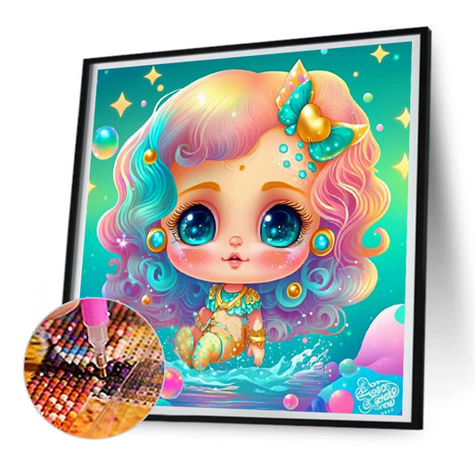 Elf Mermaid - Full Round Drill Diamond Painting 30*30CM