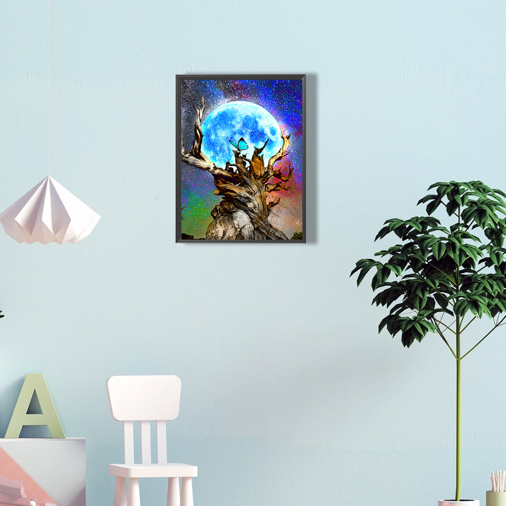 All The Stars Hold The Moon - Full Round Drill Diamond Painting 30*40CM