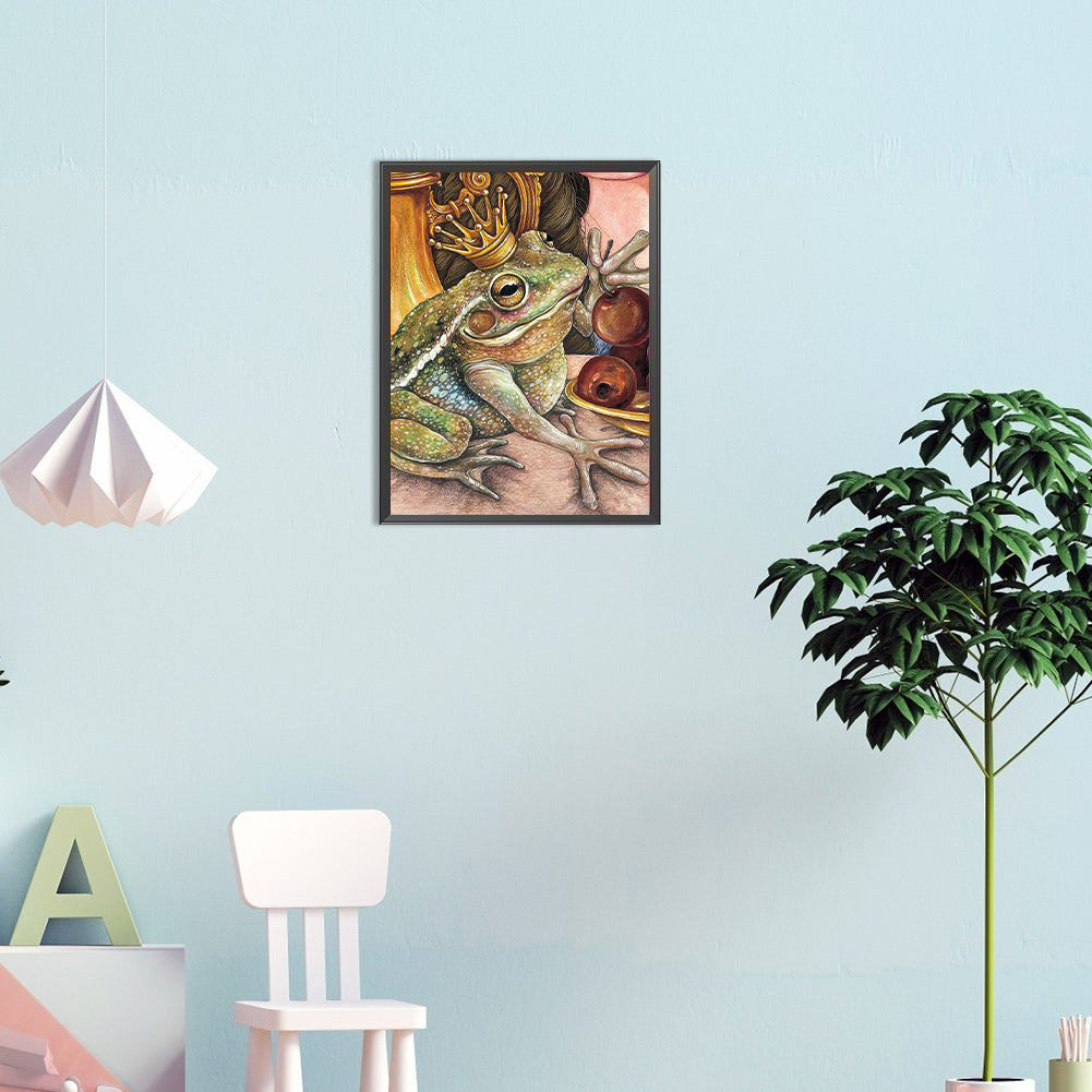 Frog Prince - Full Round Drill Diamond Painting 30*40CM