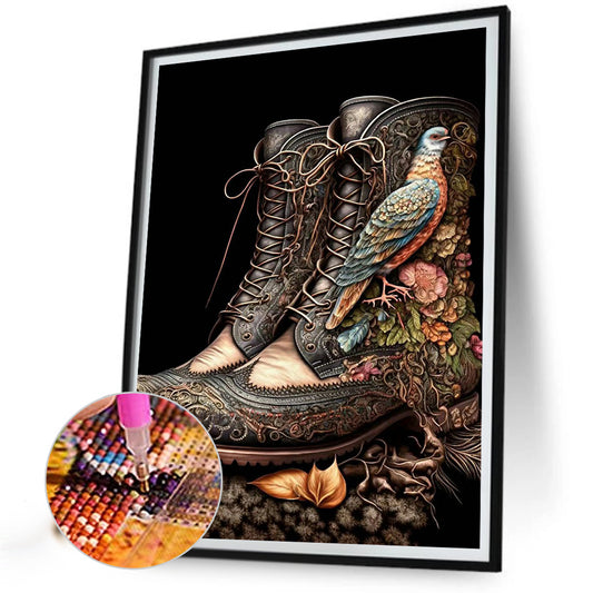 Vintage Martin Boots - Full Round Drill Diamond Painting 30*40CM