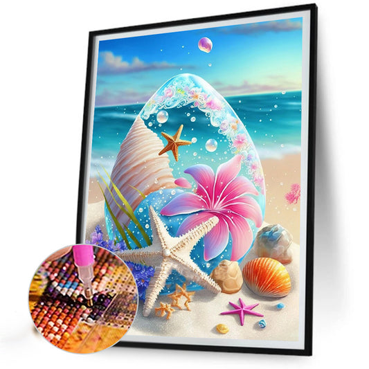 Shell - Full Round Drill Diamond Painting 40*50CM
