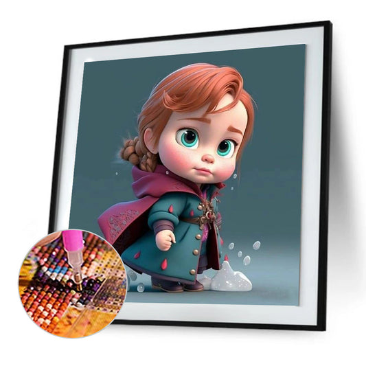 Disney Princess And Prince - Full Round Drill Diamond Painting 30*30CM