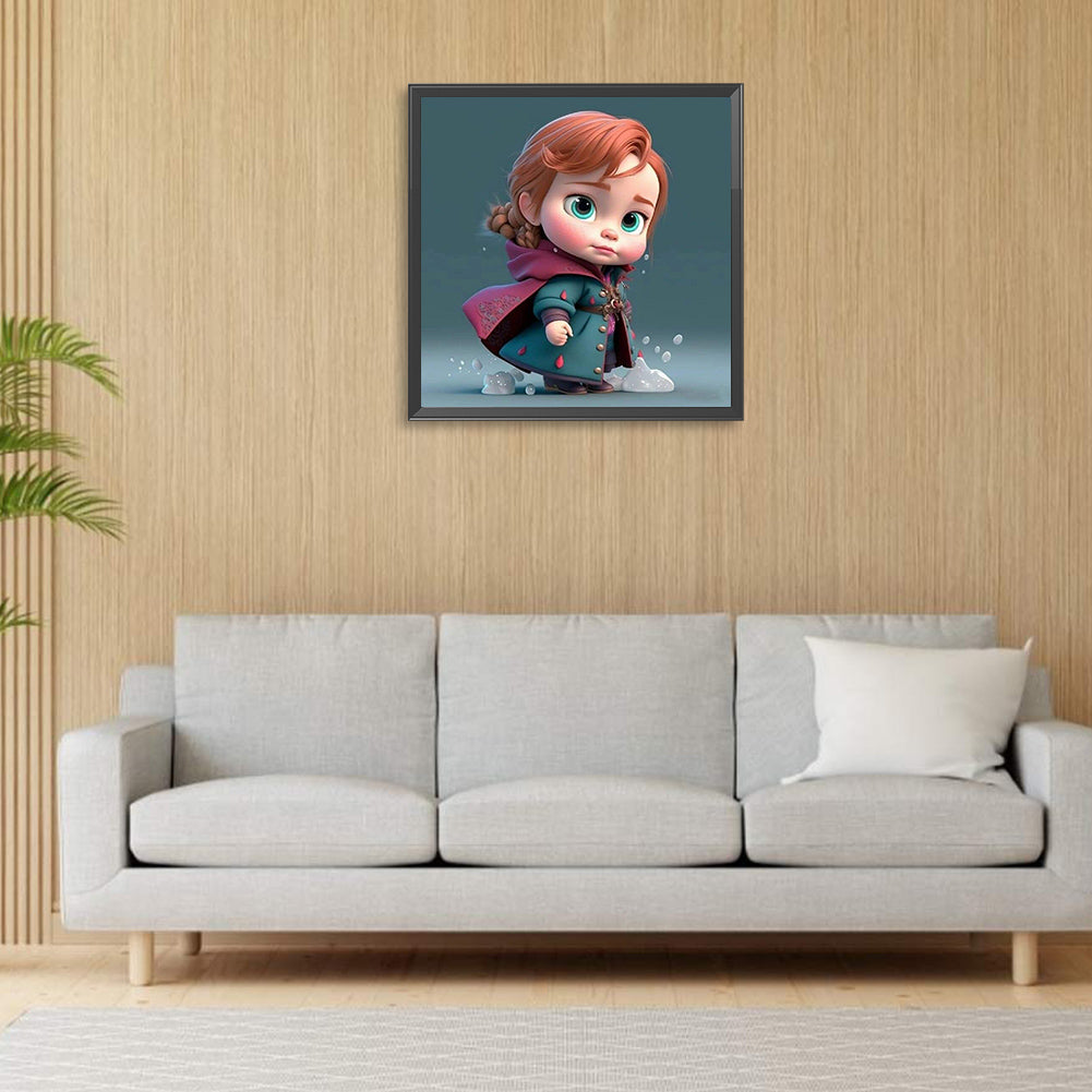Disney Princess And Prince - Full Round Drill Diamond Painting 30*30CM