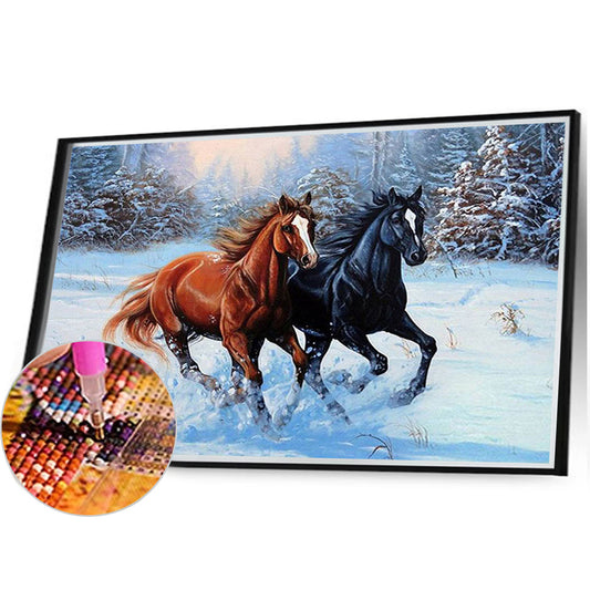 Horse - Full Square Drill Diamond Painting 40*30CM