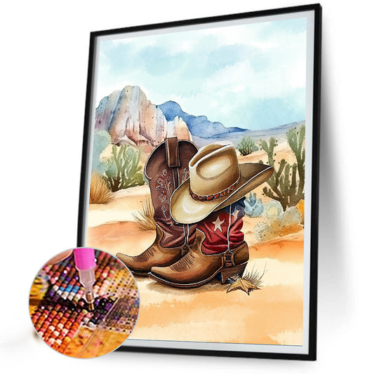 Boots - Full Round Drill Diamond Painting 30*40CM