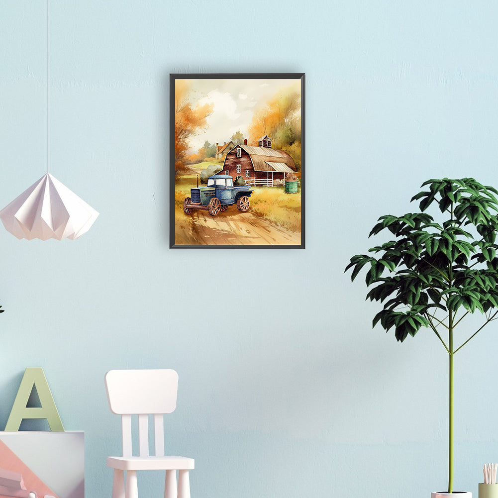 Farm - Full Round Drill Diamond Painting 30*40CM