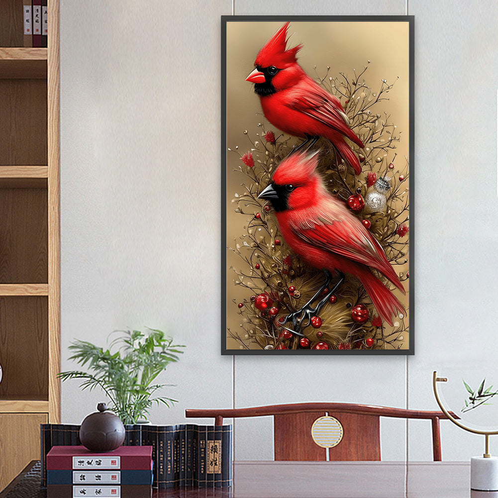 Cardinal - Full Square Drill Diamond Painting 40*70CM
