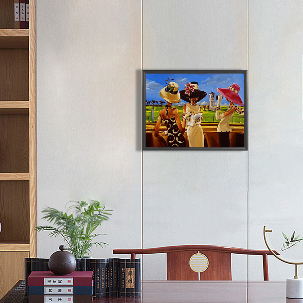 Party Woman - Full Round Drill Diamond Painting 40*30CM