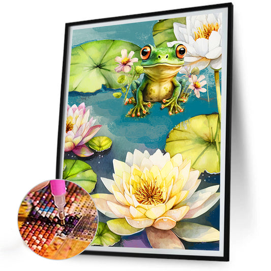 Frog - Full Round Drill Diamond Painting 30*40CM