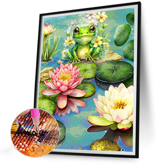 Frog - Full Round Drill Diamond Painting 30*40CM