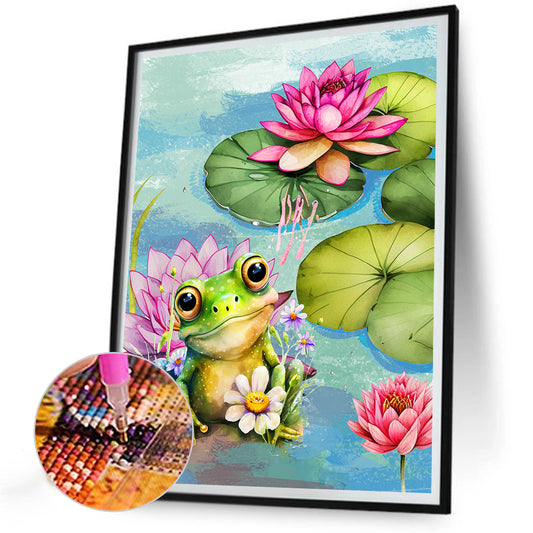 Frog - Full Round Drill Diamond Painting 30*40CM