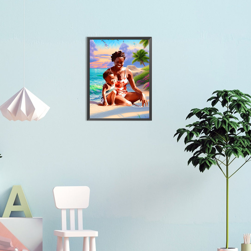 Mother'S Day - Full Round Drill Diamond Painting 30*40CM