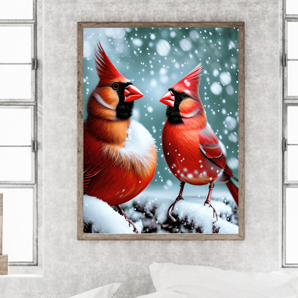 Cardinal - Full Round Drill Diamond Painting 30*40CM