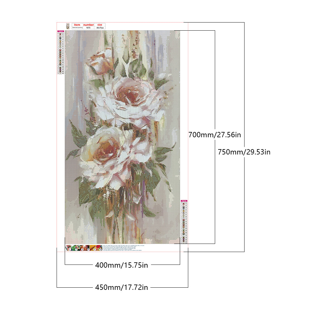 Juliet Rose - Full Round Drill Diamond Painting 40*70CM