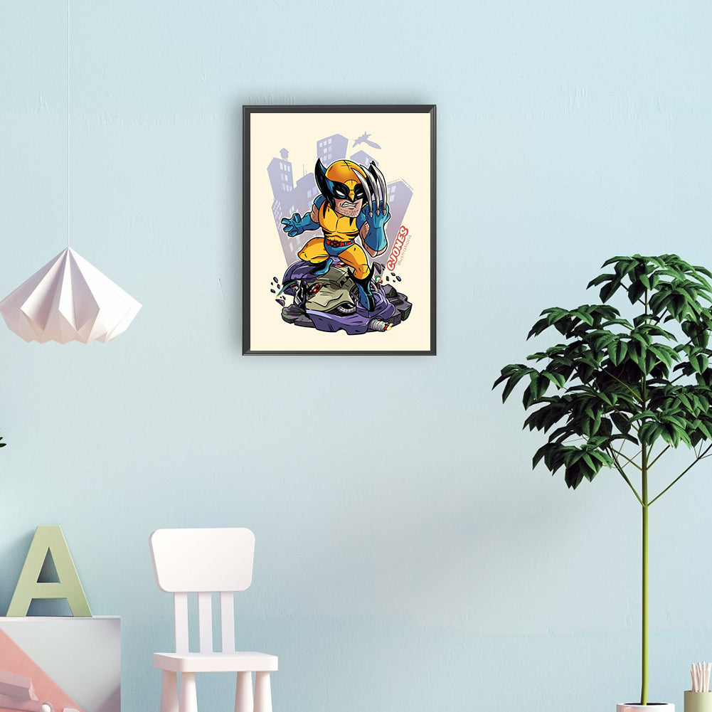 Wolverine - Full Round Drill Diamond Painting 30*40CM