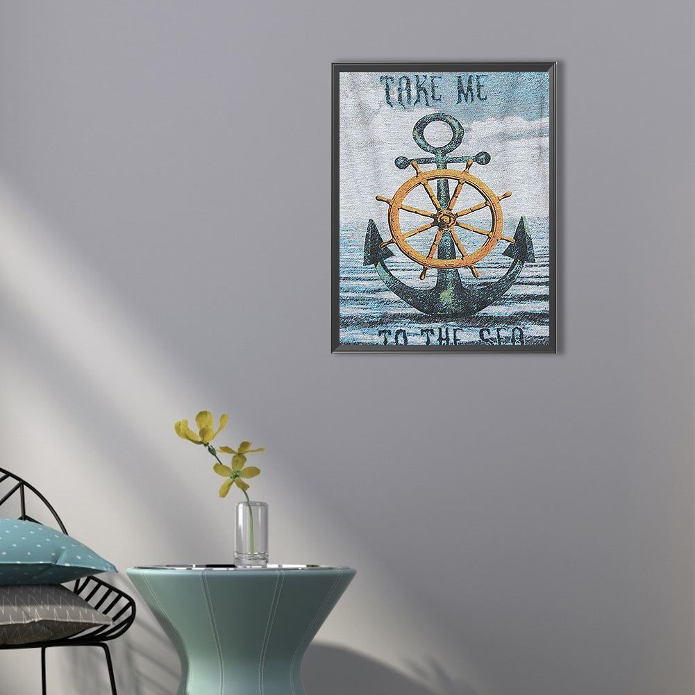 Anchor - Full Round Drill Diamond Painting 40*55CM