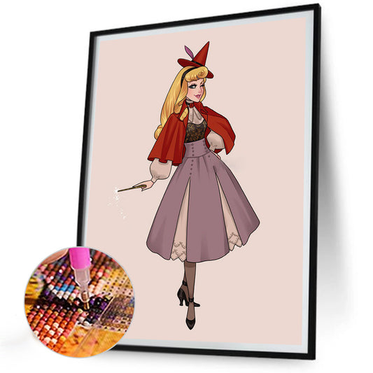 Sleeping Beauty Princess - Full Round Drill Diamond Painting 30*40CM