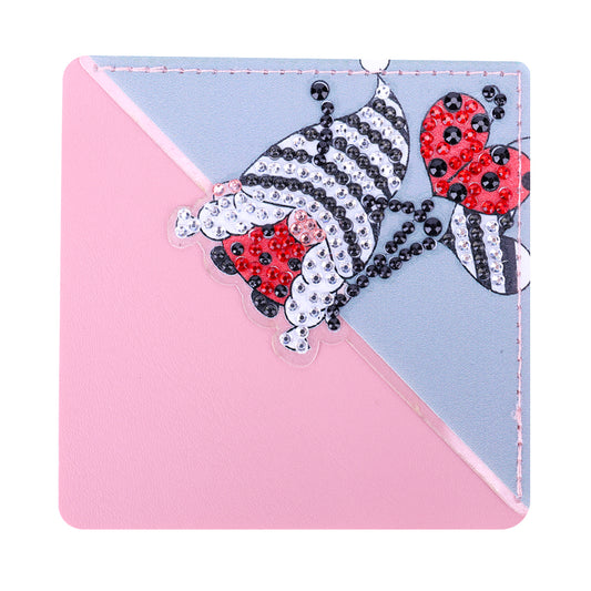 DIY Diamond Art Bookmarks Art Craft 5D Leather Triangle for Beginner Adults Kids