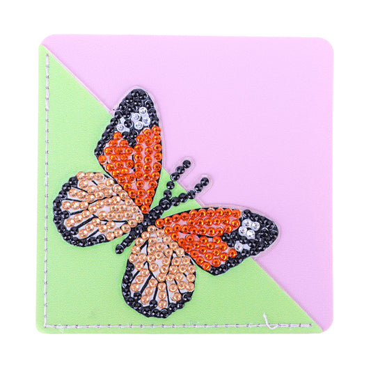 DIY Diamond Art Bookmarks Art Craft 5D Leather Triangle for Beginner Adults Kids