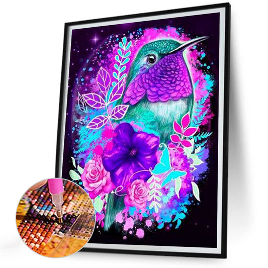 Colorful Bird - Full Round Drill Diamond Painting 30*40CM