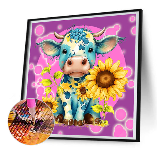 Calf - Full Round Drill Diamond Painting 30*30CM
