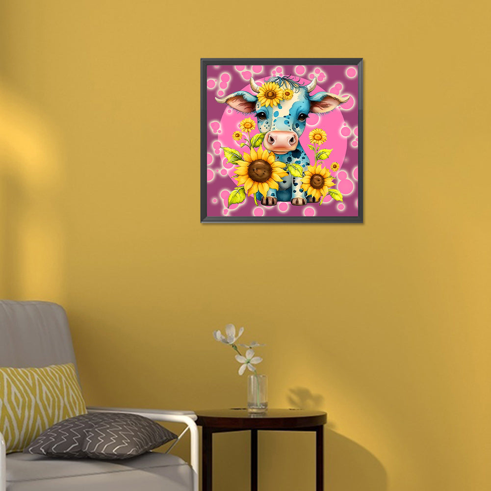 Calf - Full Round Drill Diamond Painting 30*30CM