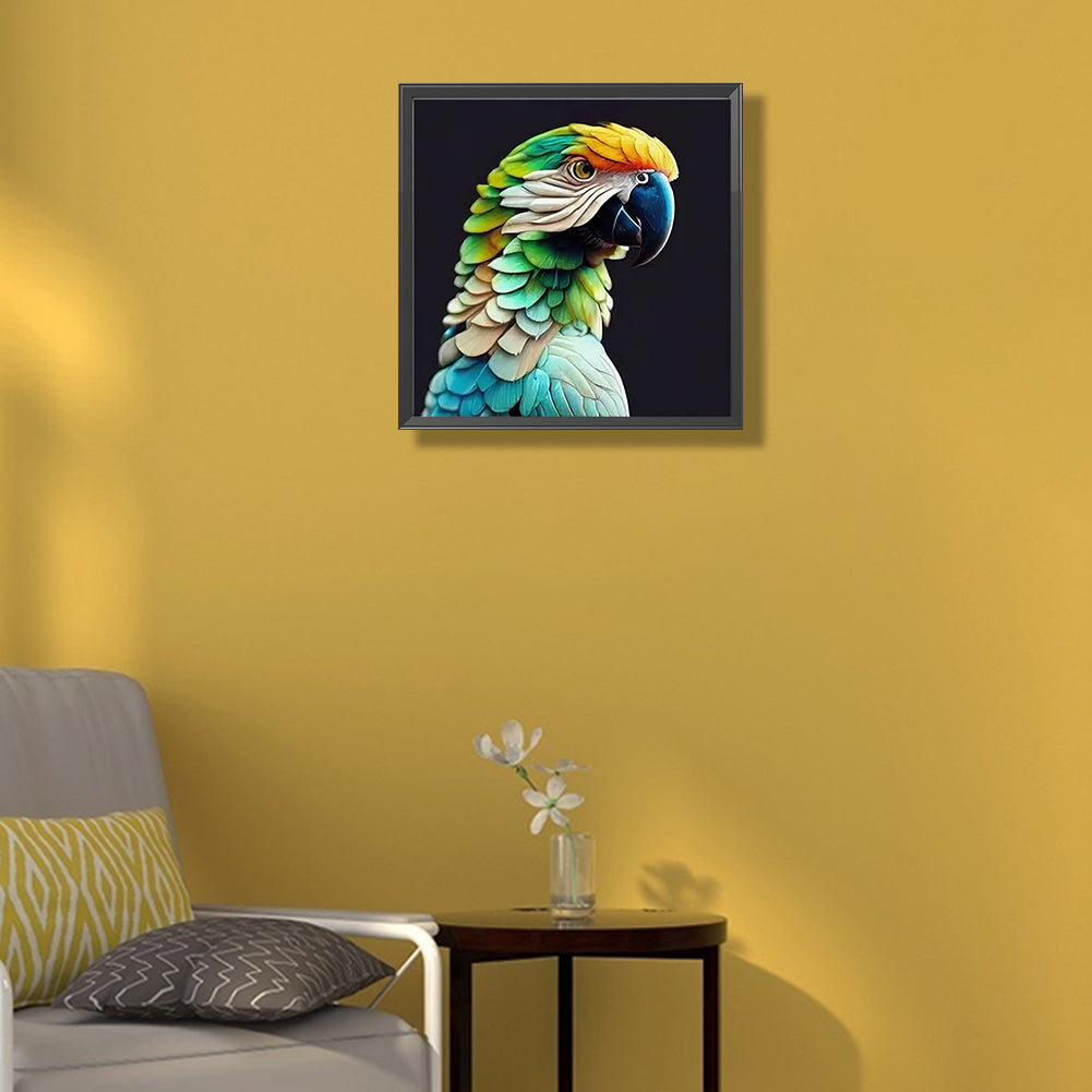 Parrot - Full Round Drill Diamond Painting 40*40CM