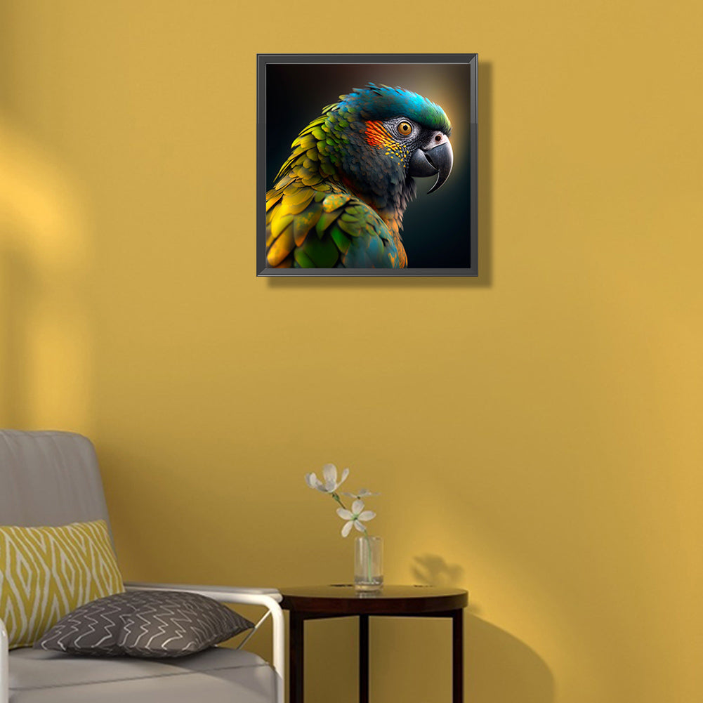 Parrot - Full Round Drill Diamond Painting 40*40CM