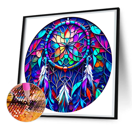 Dreamcatcher - Full Round Drill Diamond Painting 30*30CM