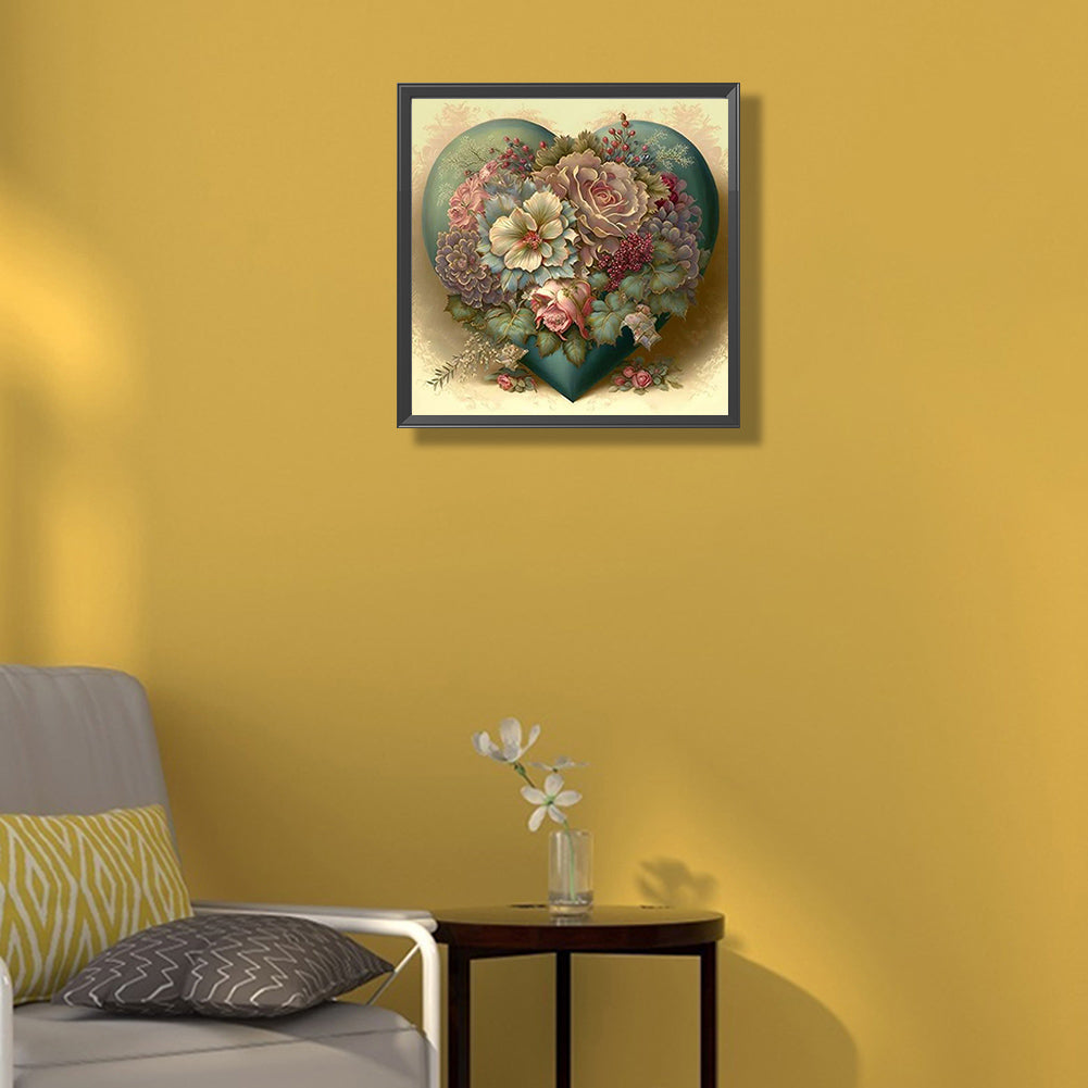 Love Flowers - Full Round Drill Diamond Painting 40*40CM