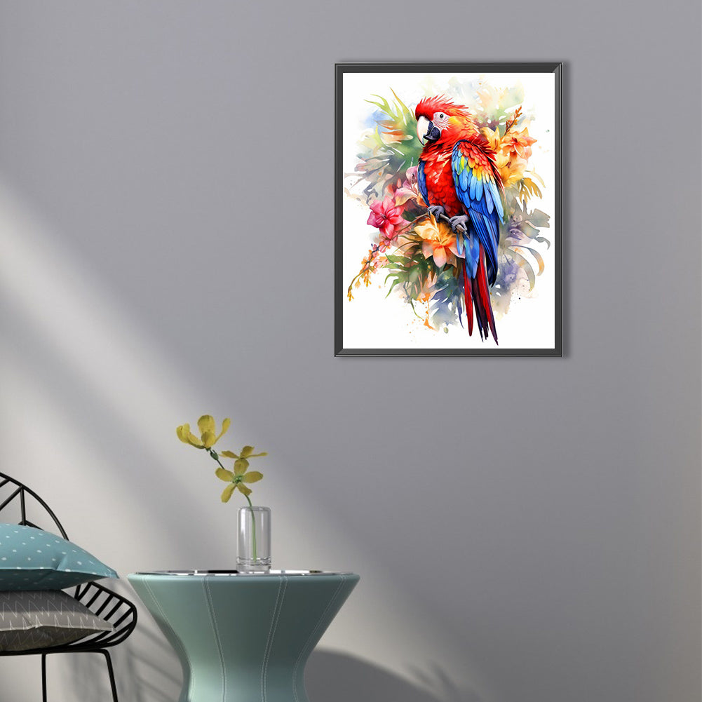 Parrot - Full Round Drill Diamond Painting 40*50CM