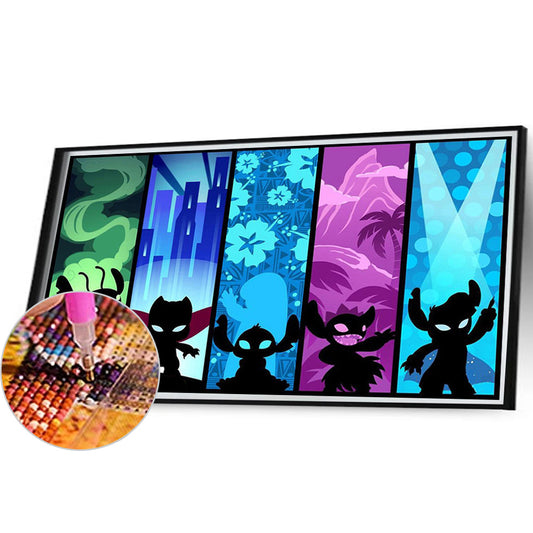 Stitch - Full Round Drill Diamond Painting 45*25CM