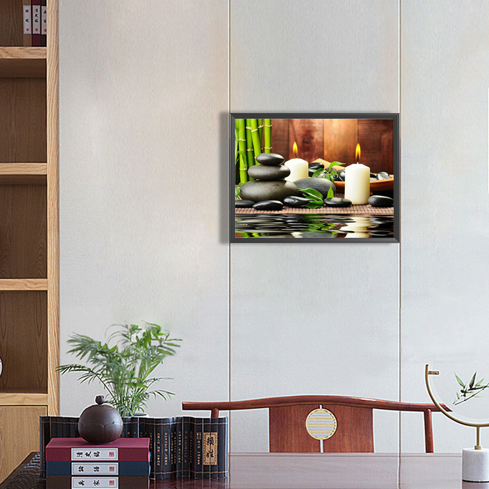 Zen Pebbles - Full Round Drill Diamond Painting 40*30CM