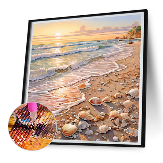 Dream Beach - Full Round Drill Diamond Painting 30*30CM