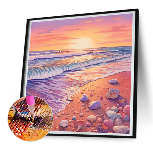 Dream Beach - Full Round Drill Diamond Painting 30*30CM
