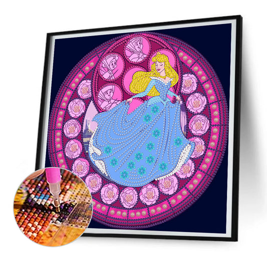 Sleeping Beauty Princess - Special Shaped Drill Diamond Painting 30*30CM