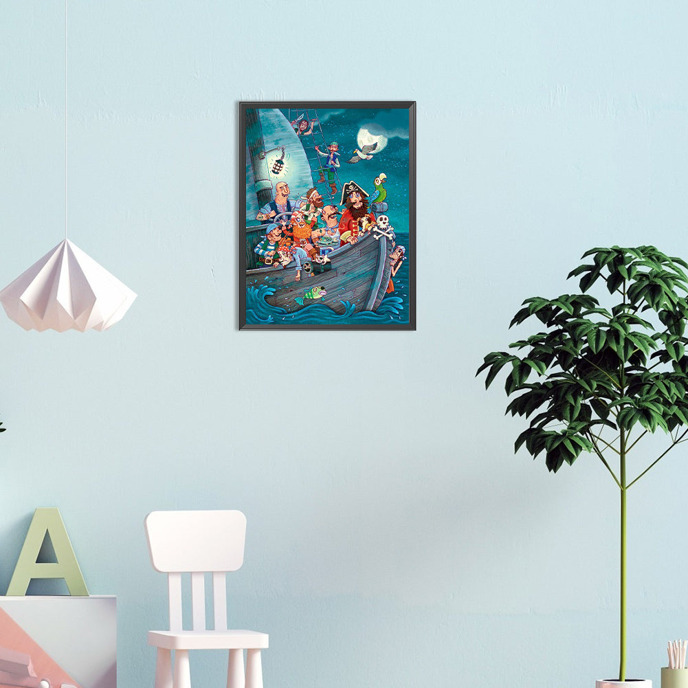 Sailing Team - Full Round Drill Diamond Painting 30*40CM