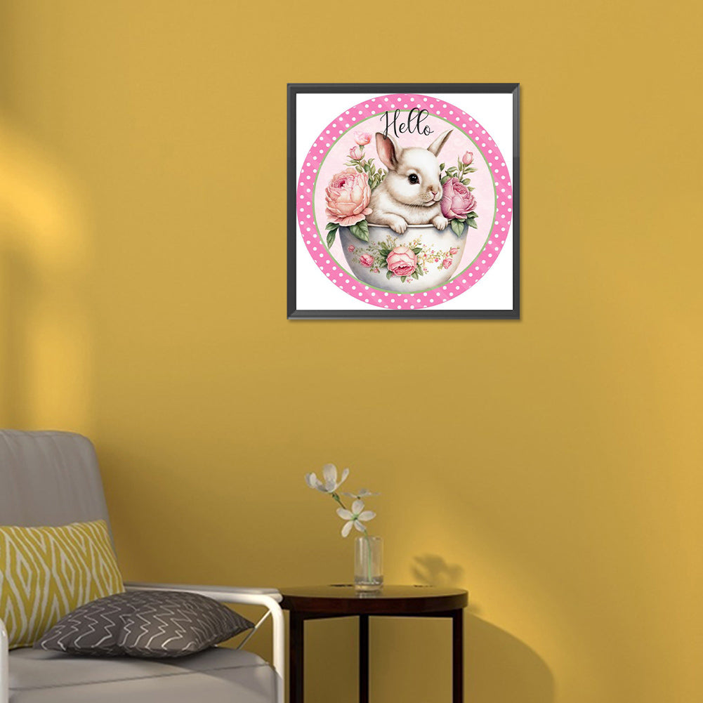 Bunny Garland - Full Round Drill Diamond Painting 30*30CM