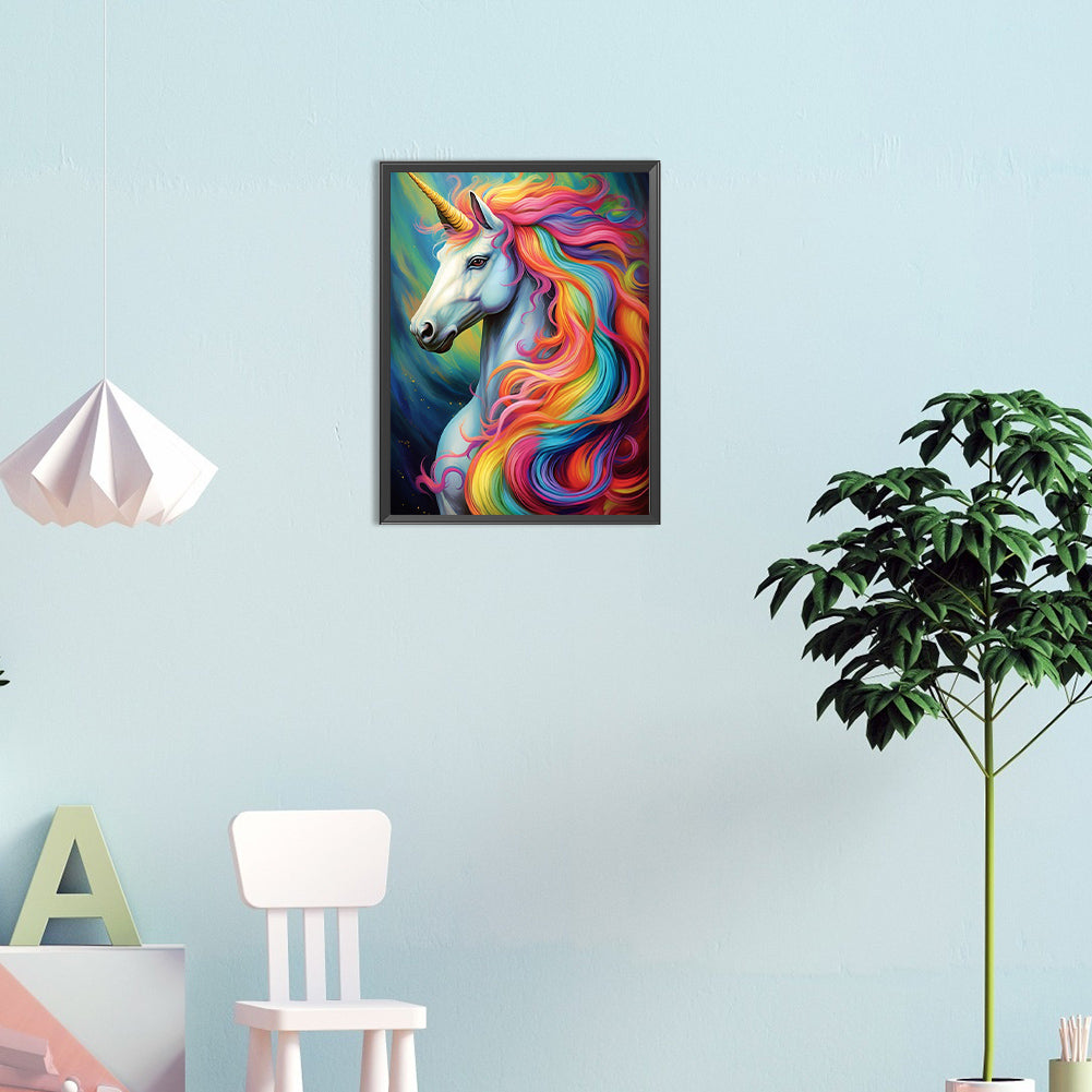 Colorful Horse - Full Round Drill Diamond Painting 30*40CM